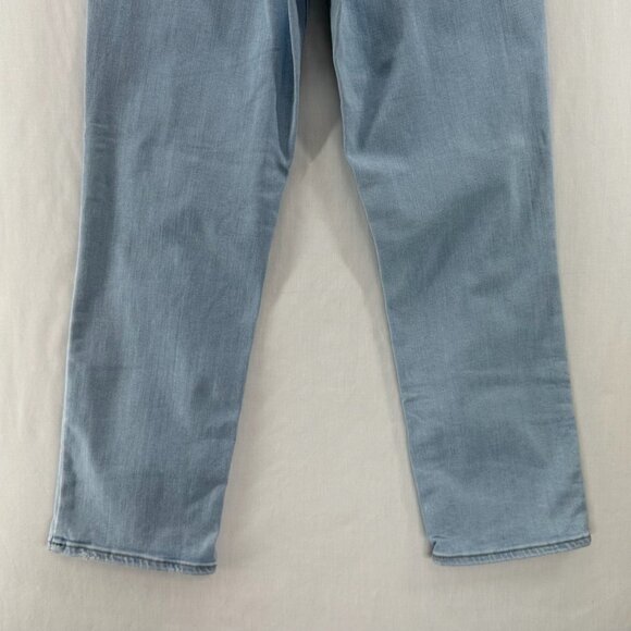 Levis 724 High-Rise Straight Crop Jeans Women 29 Stretch Tribeca Moon Light Wash - Picture 6 of 13
